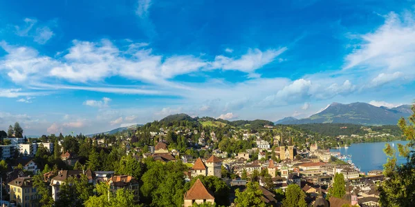 Vista panorámica de Lucerna — Foto de Stock