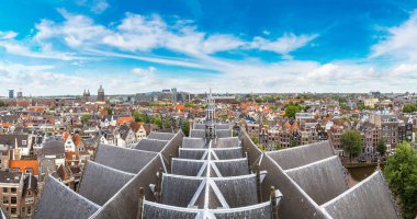 Aziz Nicolas Kilisesi Amsterdam'da Panoraması