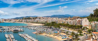 Blanes panoramik havadan görünümü