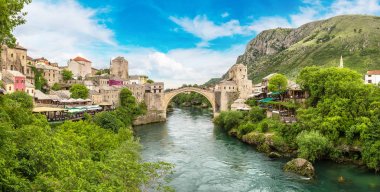 Mostar Köprüsü Panoraması 