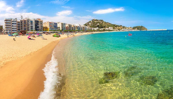 Praia em Blanes na Costa Brava — Fotografia de Stock