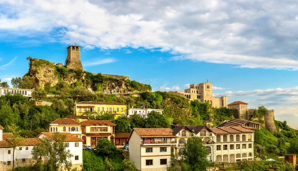 Panorama zamku Kruja — Zdjęcie stockowe