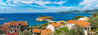Sveti Stefan Adası Panoraması