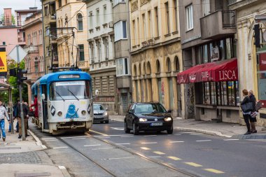 Saraybosna'da eski tramvay