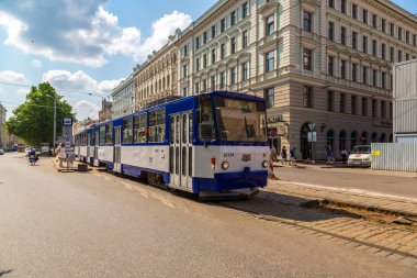 Riga'da modern tramvay