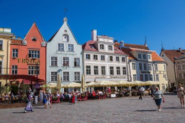 Tallinn Old Town güzel yaz gün