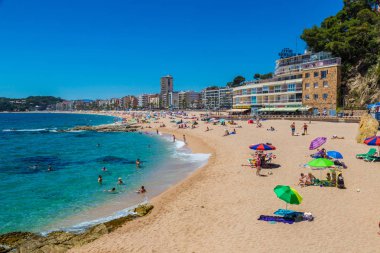 Lloret de Mar 'da plaj
