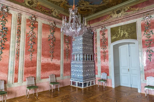 Interior do Palácio Rundale na Letónia — Fotografia de Stock