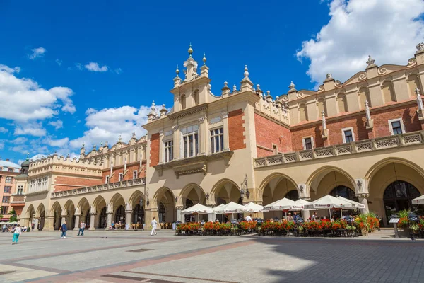 Главная рыночная площадь Кракова — стоковое фото