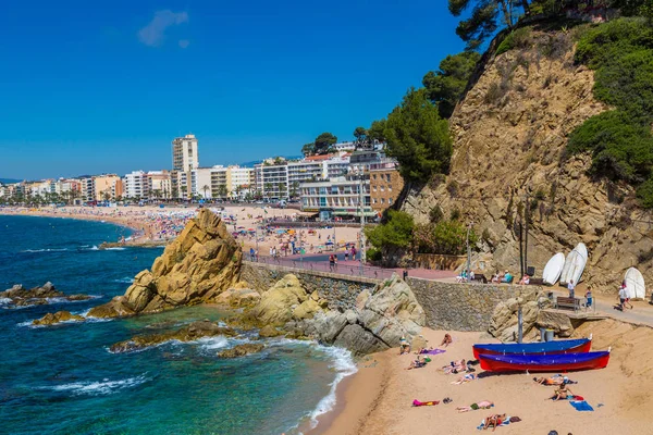 Praias em Lloret de Mar — Fotografia de Stock