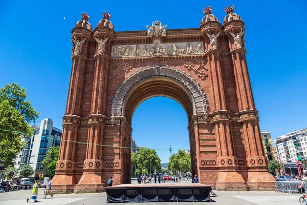 バルセロナの凱旋門 — ストック写真