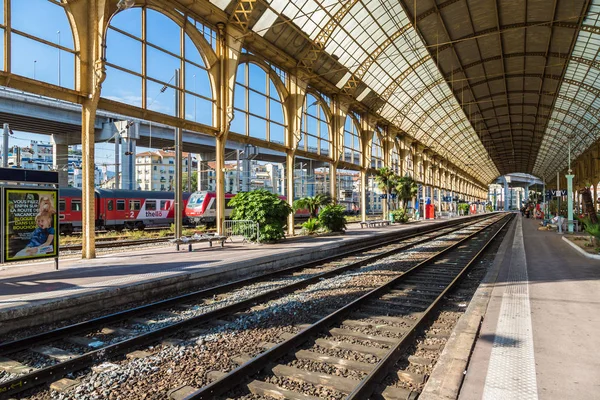 Nice da tren istasyonu — Stok fotoğraf