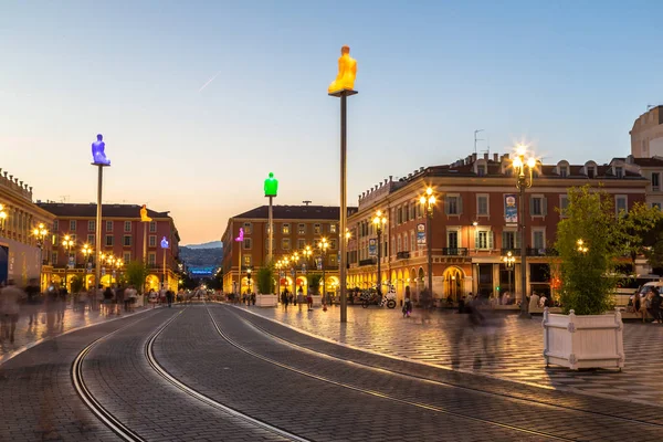 Plaza Massena Place en Niza —  Fotos de Stock