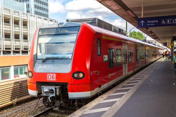 Hannover main train station — Stock Photo, Image