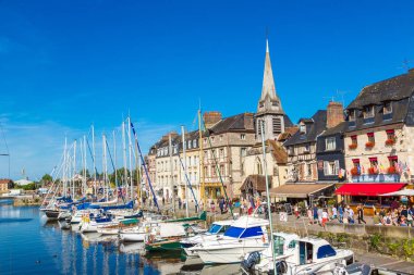  Fransa'da Honfleur Harbour 