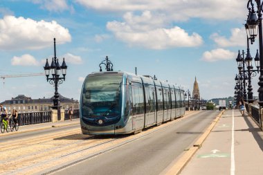 Modern şehir tramvay Bordeaux
