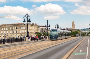 Modern şehir tramvay Bordeaux
