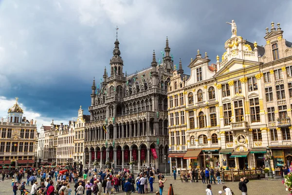 The grand place i Bryssel — Stockfoto