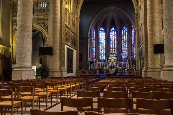 Interior de Notre-dame en Luxemburgo —  Fotos de Stock