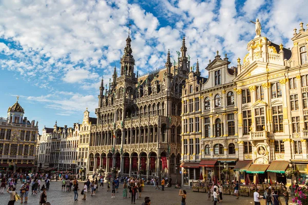 The grand place i Bryssel — Stockfoto