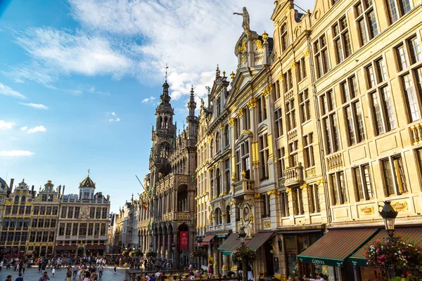 The grand place i Bryssel — Stockfoto