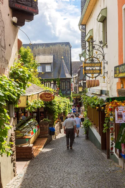 Давній архітектурі Rudesheim — стокове фото