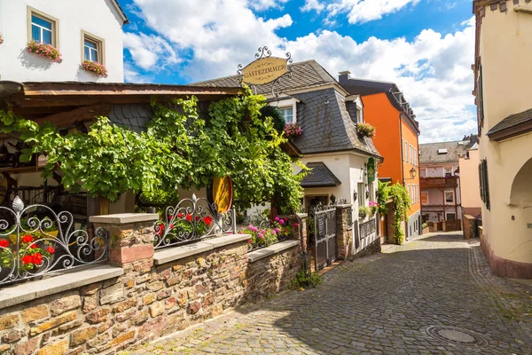 Stará architektura Rudesheim — Stock fotografie