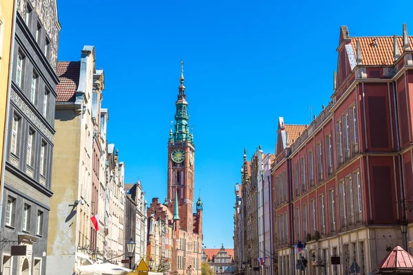 Centro histórico de Gdansk — Foto de Stock