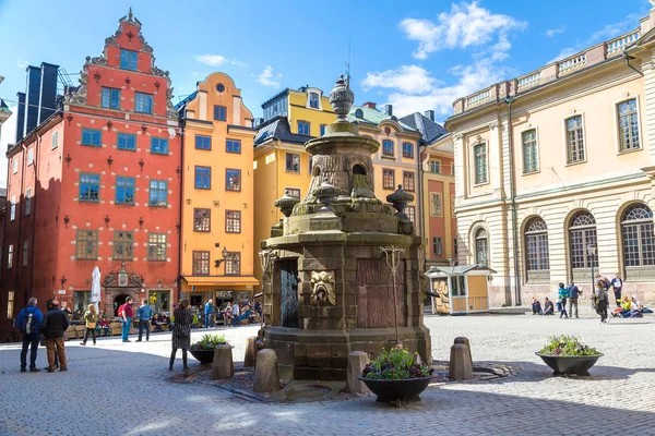 Stortorget térnél található, Stockholm — Stock Fotó