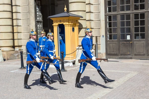 Royal Guards  in Stockholm — Stock Photo, Image