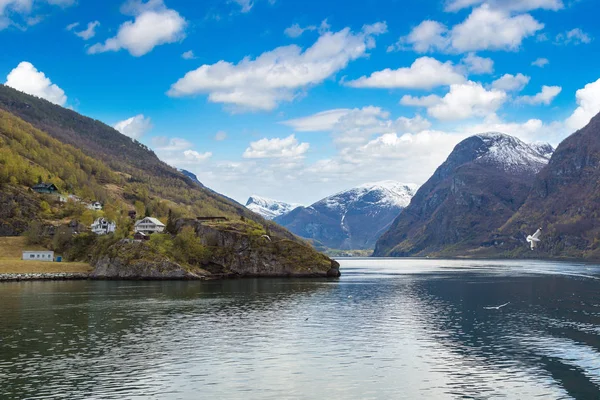 Schöner Sognefjord in Norwegen — Stockfoto