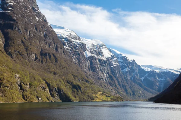 Hermoso Sognefjord en Noruega — Foto de Stock