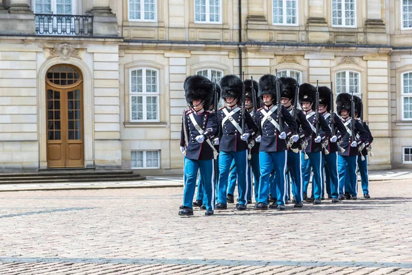 Gwardii królewskiej w Kopenhadze — Zdjęcie stockowe
