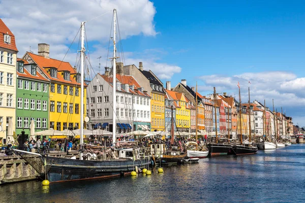 Kopenhag Nyhavn bahşı — Stok fotoğraf