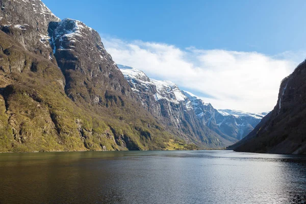 Hermoso Sognefjord en Noruega — Foto de Stock