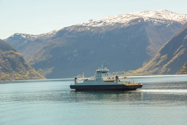 Ferry ship in Norway — Stock Photo, Image