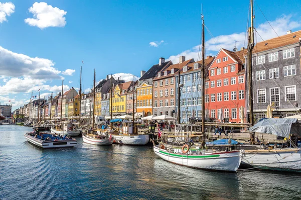 Distrito de Nyhavn en Copenhague —  Fotos de Stock