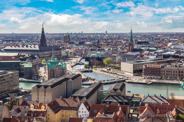 Aerial view of Copenhagen — Stock Photo, Image