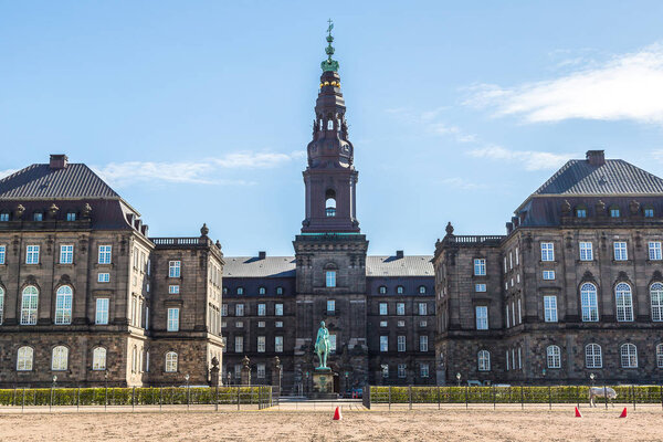 Christiansborg palace in Copenhagen
