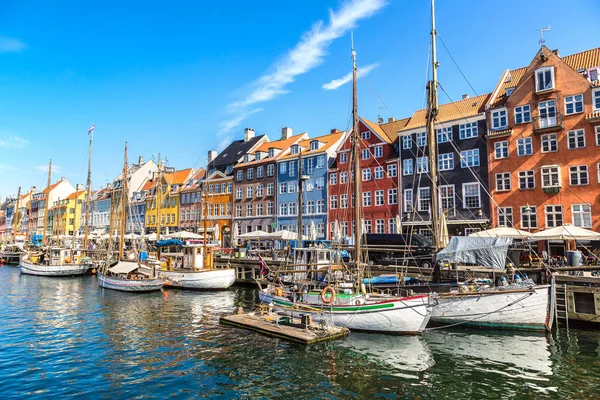 Distretto di Nyhavn a Copenaghen — Foto Stock