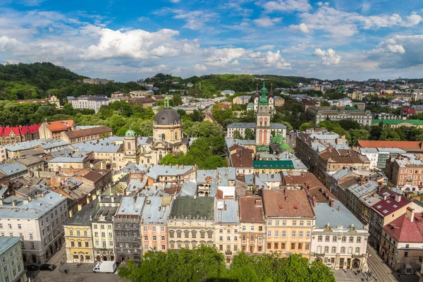 Widok Lwowa — Zdjęcie stockowe