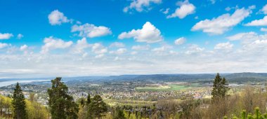Oslo Norveç'te havadan görünümü