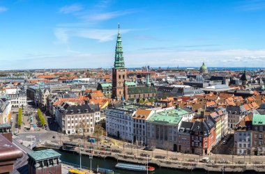 Kopenhag 'ın hava görüntüsü