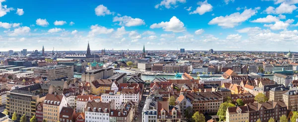 Widok z lotu ptaka na Kopenhagę — Zdjęcie stockowe