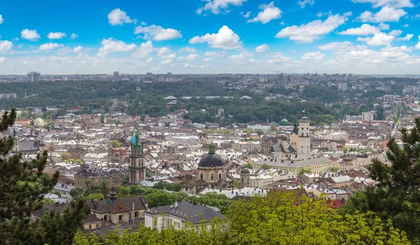 Veduta aerea di Leopoli — Foto Stock