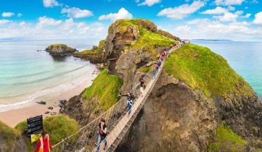 Carrick-A-Rede halat köprü, Kuzey İrlanda