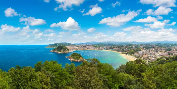 Vista panoramica di San Sebastian, Spagna — Foto Stock