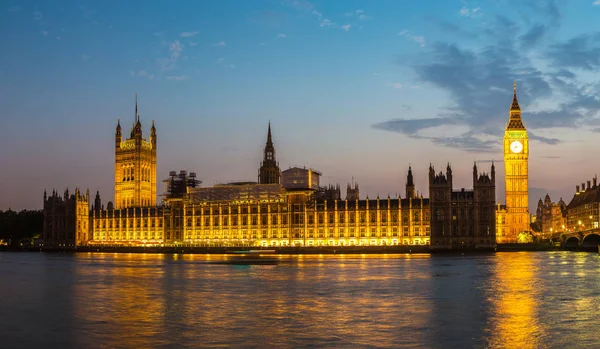 Big Ben, Parlamento, Westminster bridge — Foto de Stock