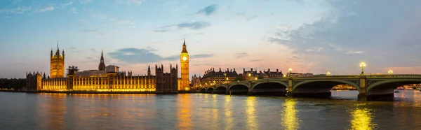 Big Ben, Parlement, pont de Westminster — Photo