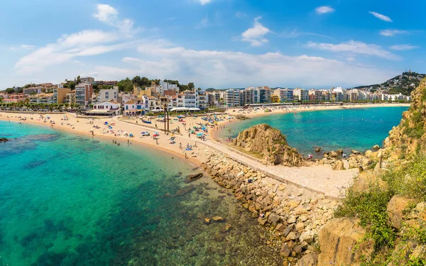 Strand in Blanes aan de Costa Brava — Stockfoto